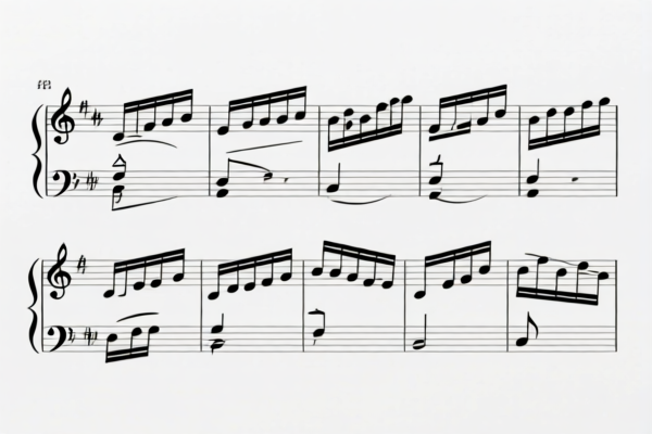Piano sheet music