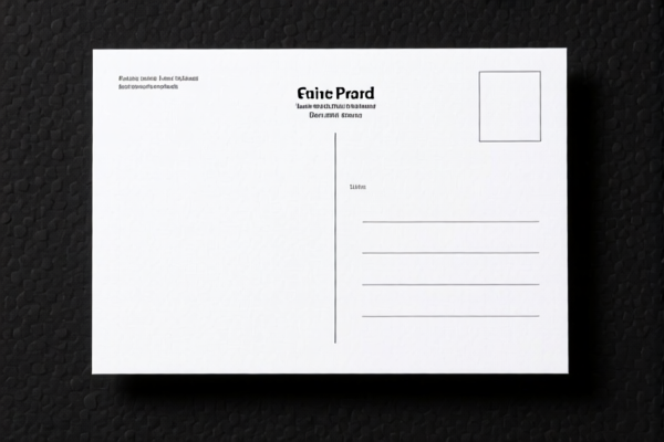 Greeting postcard