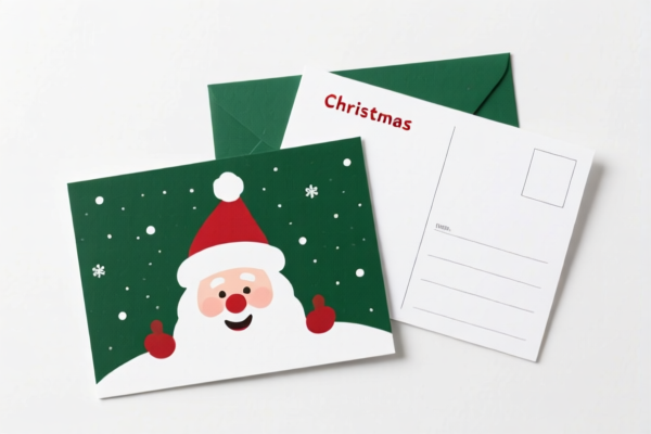 Christmas themed postcards