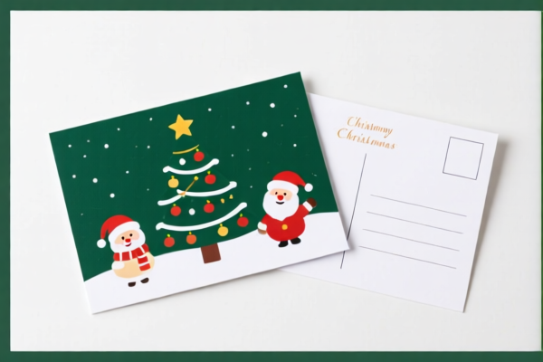 Christmas themed postcards