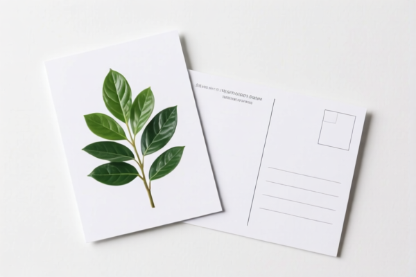 Plant themed postcards
