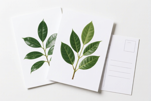 Plant themed postcards