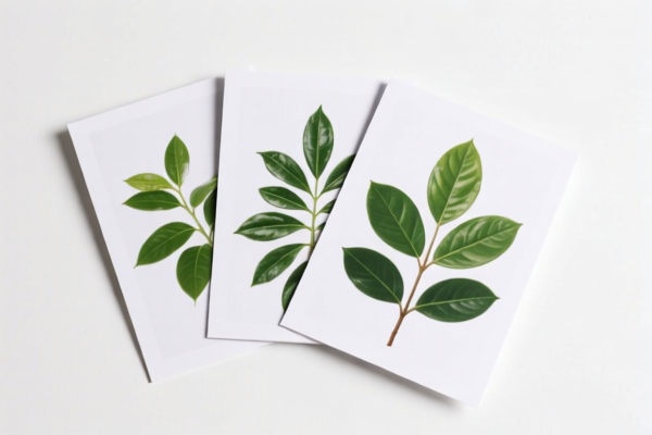 Plant themed postcards