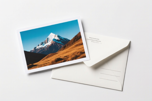 Postcards with envelopes