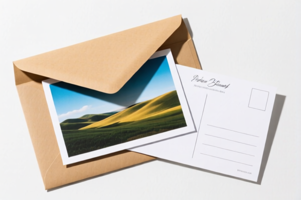 Postcards with envelopes