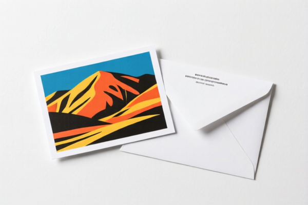 Postcards with envelopes
