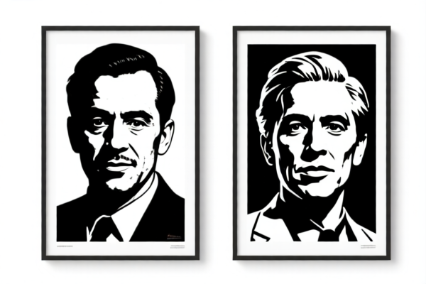 Black and White Art Posters