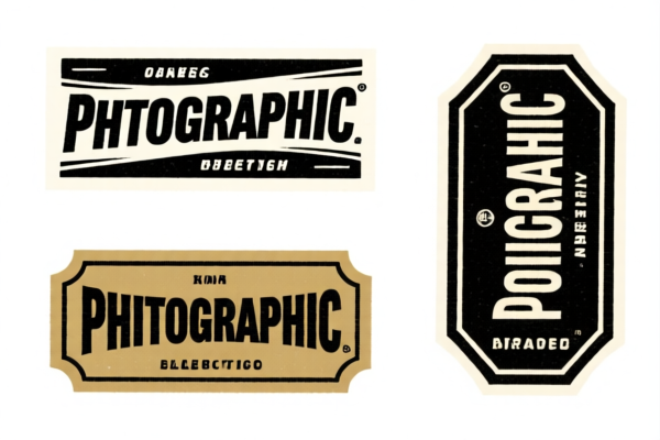 Lithographic printed labels