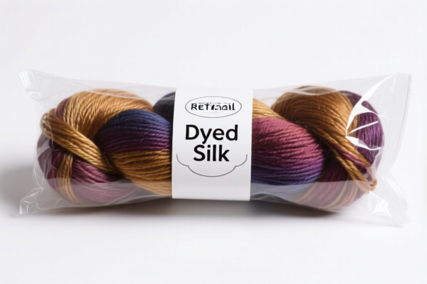 Retail Packaged Dyed Silk Yarn