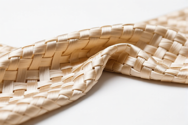 Plain woven silk fabric