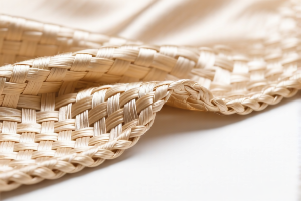 Plain woven silk fabric