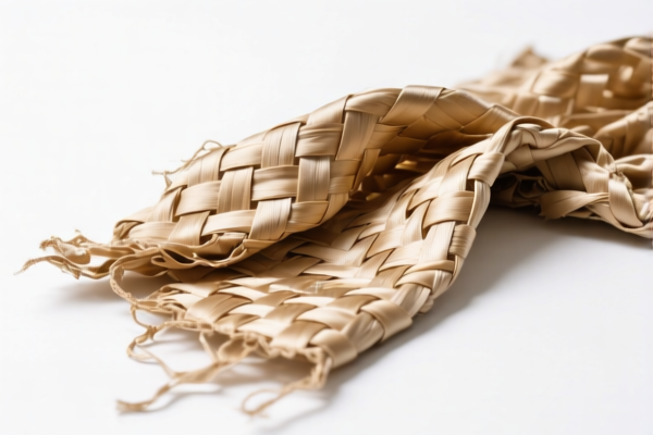 Silk waste lining fabric