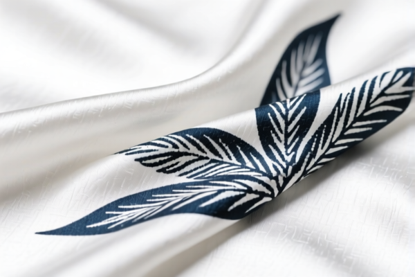 Printed Silk Woven Fabrics (Width Over 127cm)