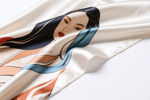 Image for Silk Apparel Fabrics (Printed, Width Over 127cm)