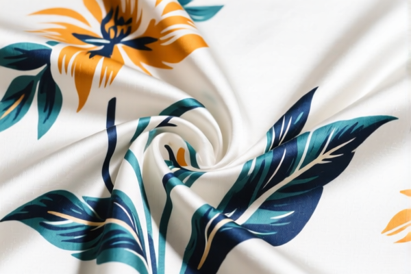 Printed Silk Fabric for Garments