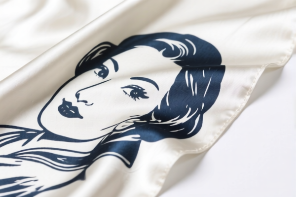 Image for Printed Silk Fabric for Ties