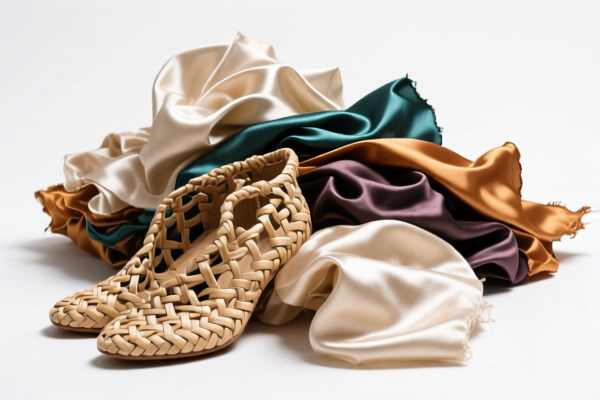 Woven silk waste fabrics (non
