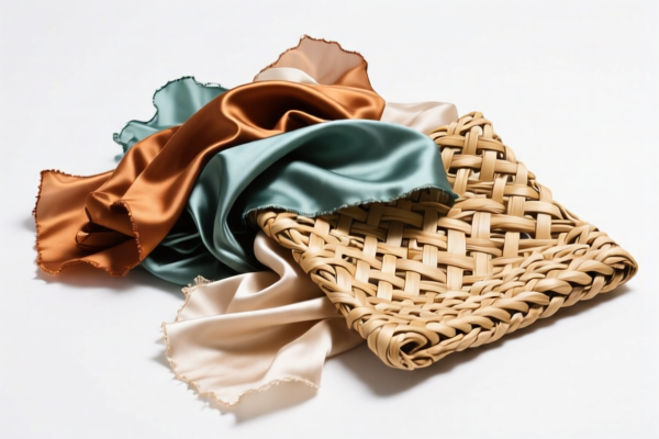 Woven silk waste fabrics (non