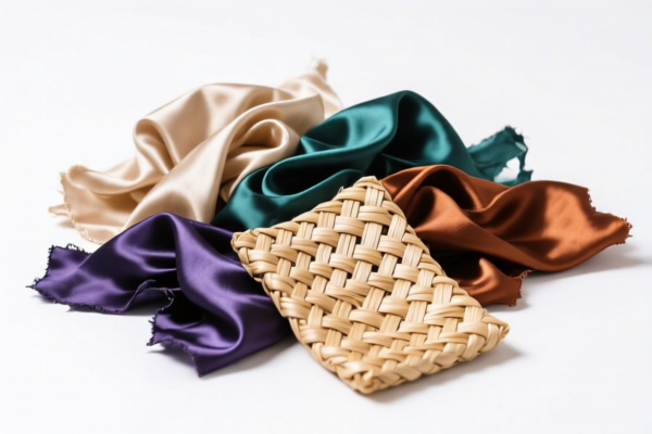 Woven silk waste fabrics (non