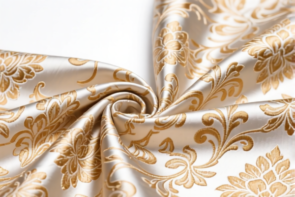Silk jacquard fabrics