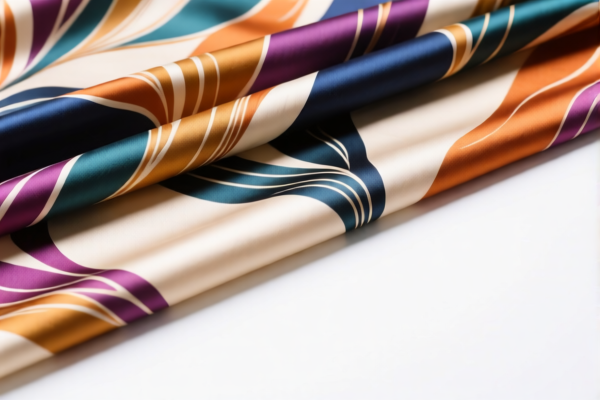 Silk printed fabrics