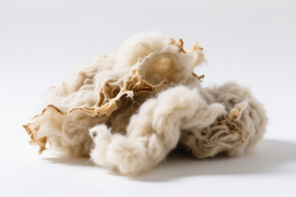 Degreased wool