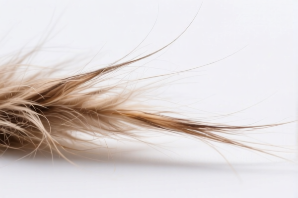 Untreated fine animal hair