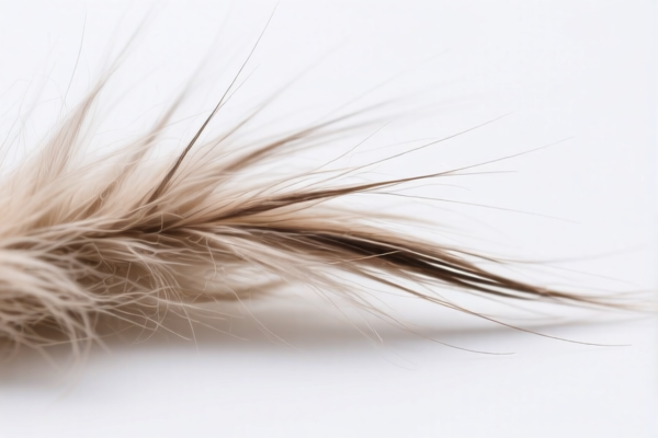 Untreated fine animal hair