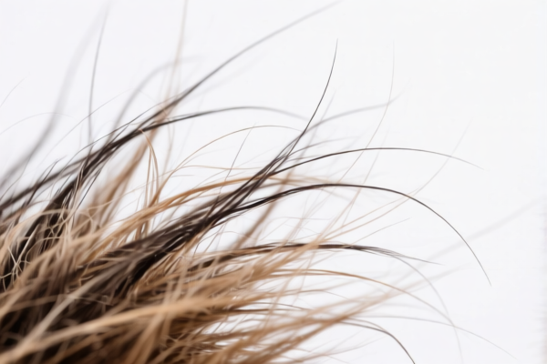 Uncombed horsehair