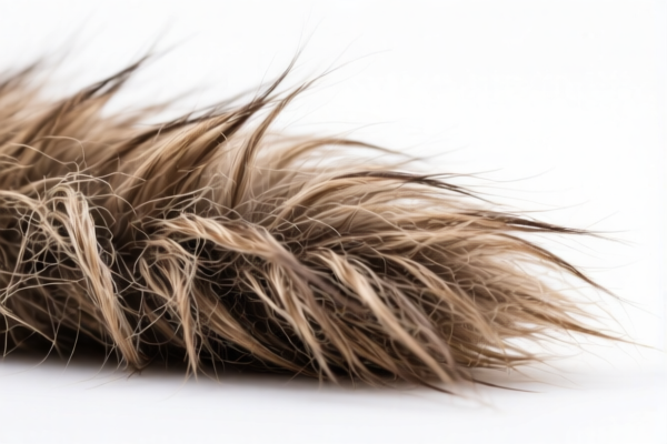 Uncombed horsehair