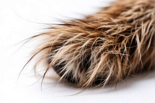 Uncombed horsehair
