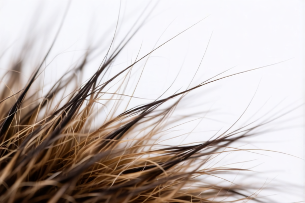 Uncombed horsehair