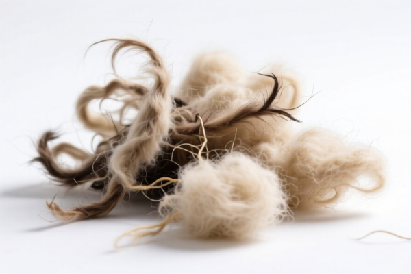Animal hair waste