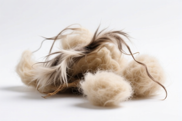Animal hair waste