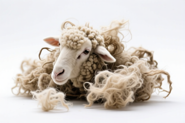 Waste of Coarse Sheep Hair