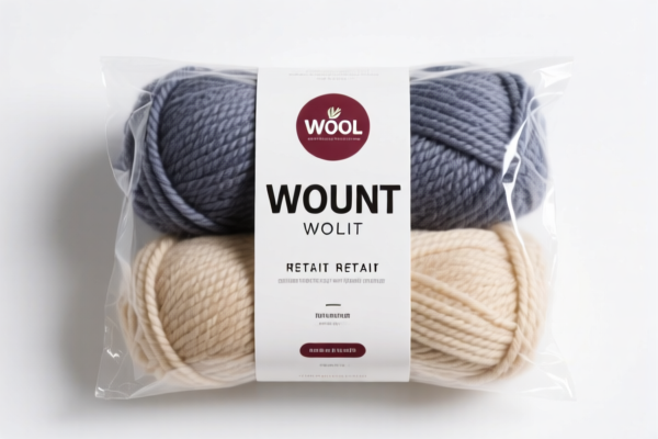 High count wool yarn retail packaged