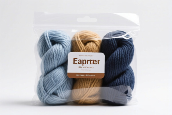 High count wool yarn retail packaged