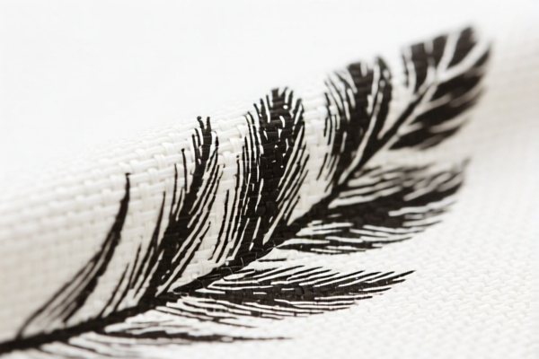 Printed Fine Animal Hair Blended Woven Fabric