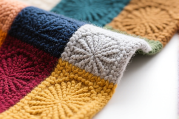 Image for Mixed Wool Embossed Fabric
