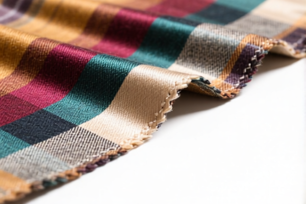 Image for Mixed Wool Satin Loom Fabric