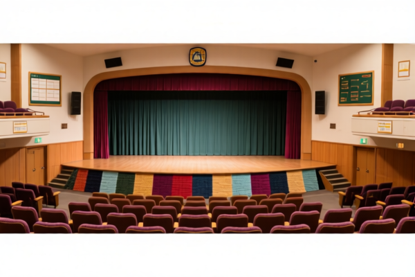 Image for Wool Blended School Auditorium Decorative Fabric