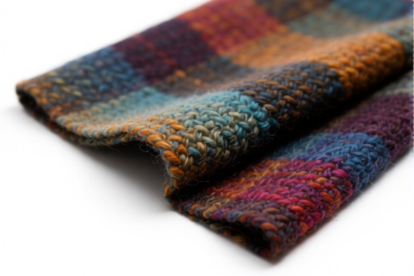 Image for Mixed Carded Wool Acrylic Blended Fabric