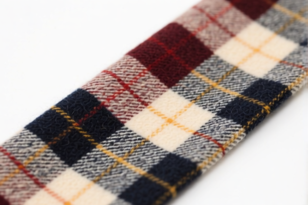 Image for Mixed Carded Wool Check Fabric