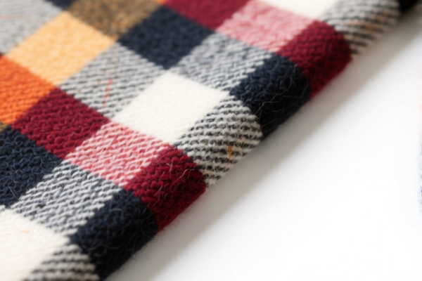 Image for Mixed Carded Wool Check Fabric