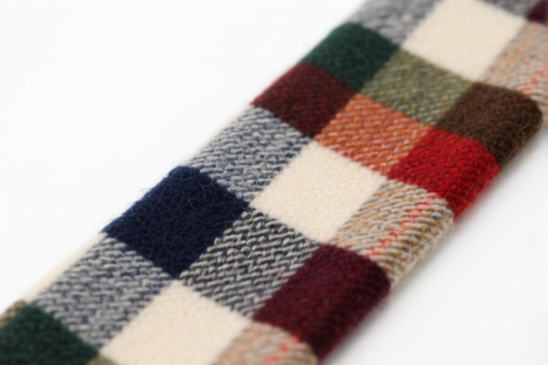 Image for Mixed Carded Wool Check Fabric