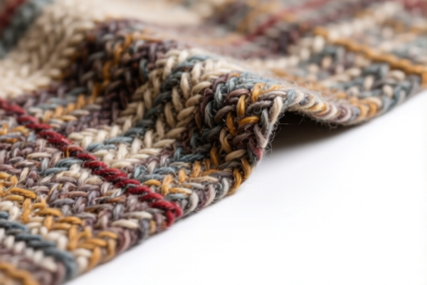 Image for Mixed Carded Wool Embossed Fabric