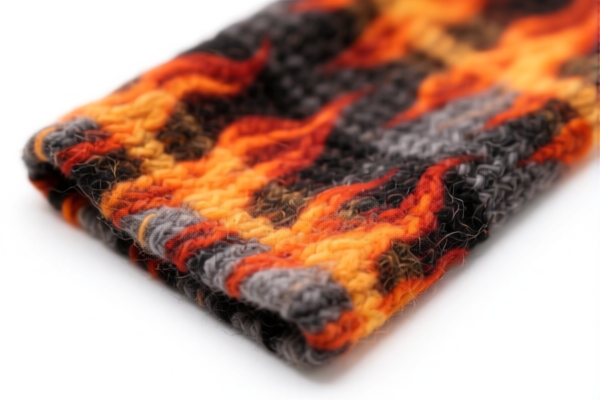 Image for Mixed Carded Wool Flame Retardant Fabric