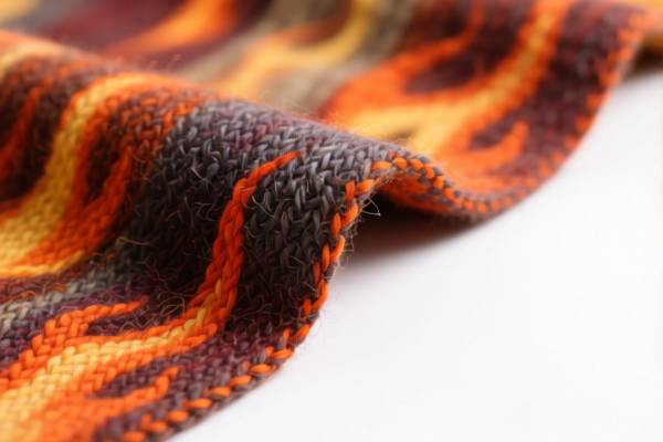 Image for Mixed Carded Wool Flame Retardant Fabric