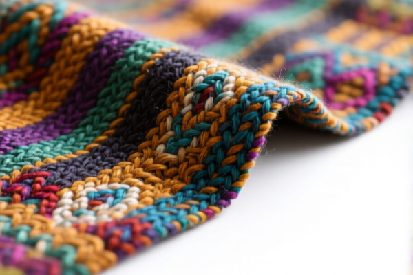 Image for Mixed Carded Wool Jacquard Fabric