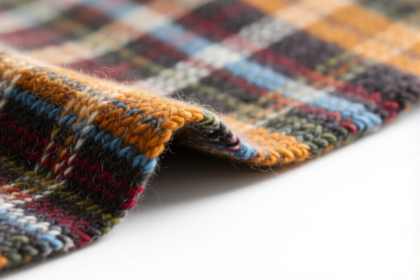Image for Mixed Carded Wool Polyester Blended Fabric